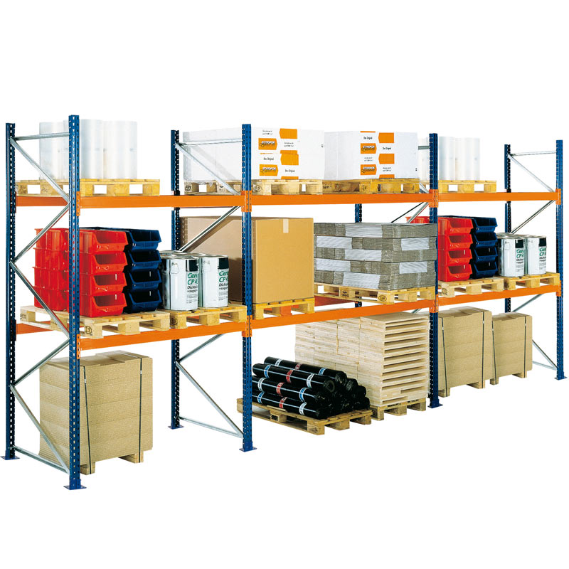 Brede modulaire palletstelling, rekstellingen