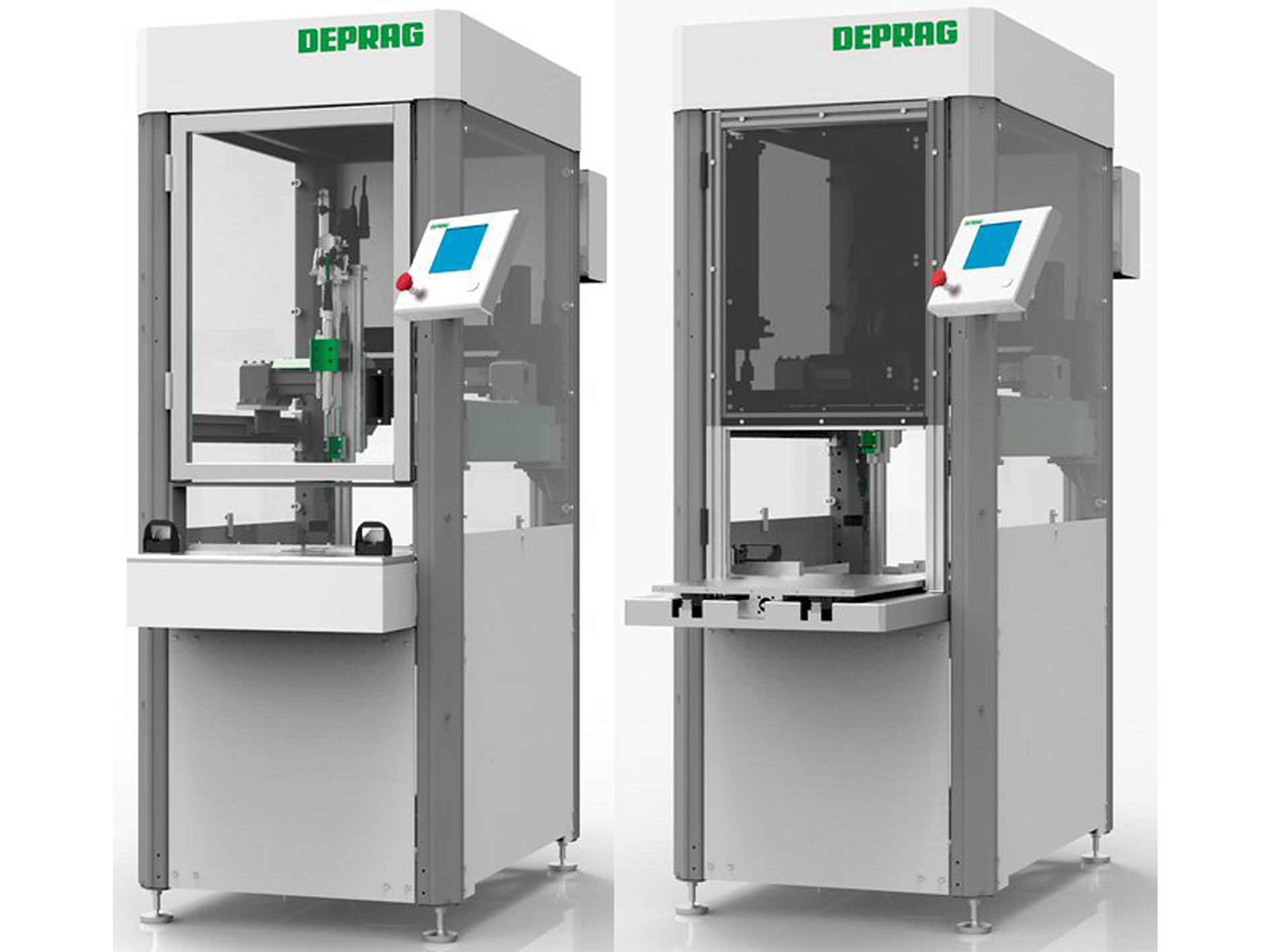 Deprag DCAM met twee schroefsystemen voor dubbele geautomatiseerde assemblage — AWP / Deprag DCAM avec deux systèmes de vissage pour assemblage automatisé double — AWP