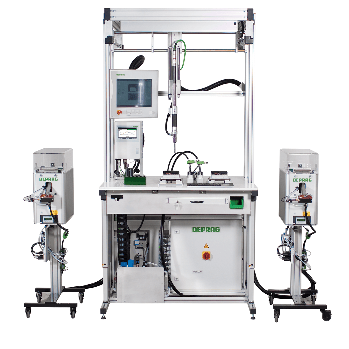 Deprag intelligent manueel werkstation voor ergonomische assemblage met slimme foutdetectie — AWP / Poste travail manuel intelligent Deprag pour assemblage ergonomique avec détection erreurs — AWP