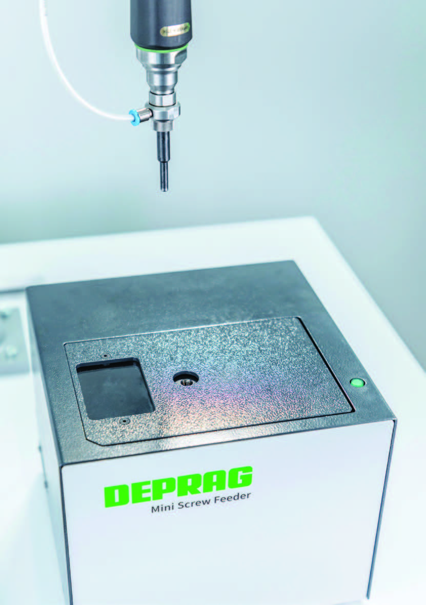 Mini screw feeder geschikt voor mini- en microschroeven - Deprag