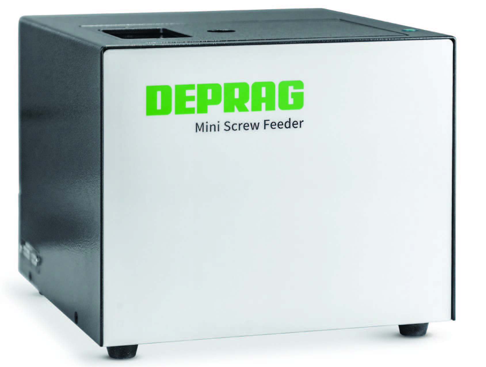 Deprag Mini Screw Feeder in industriële assemblageopstelling voor compacte en betrouwbare schroeftoevoer — AWP / Deprag Mini Screw Feeder en configuration d'assemblage industrielle pour alimentation de vis compacte et fiable — AWP