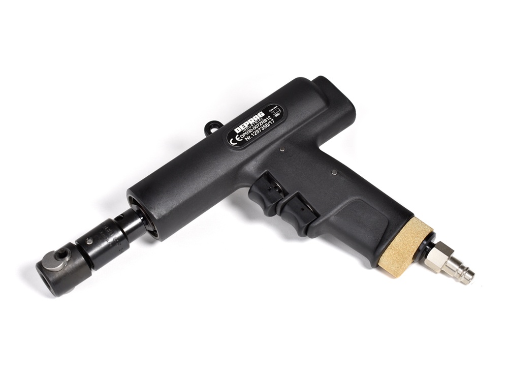 Deprag pneumatische tapmachine met pistoolgreep en haakse kop — AWP