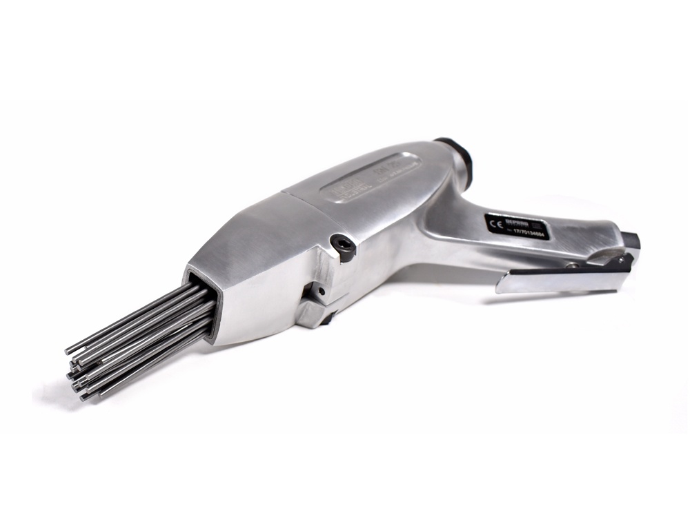 Pneumatische naaldbikhamer met pistoolgreep en naaldenbundel — AWP
