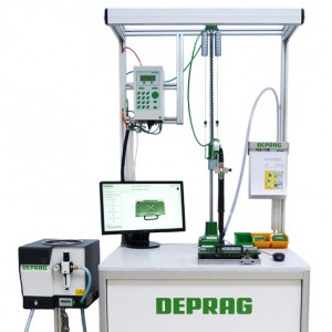 Deprag PKS Position Control Stand voor nauwkeurige positiebewaking in handmatige assemblagewerkstations — AWP / Deprag PKS Position Control Stand pour surveillance position précise dans postes travail manuels — AWP