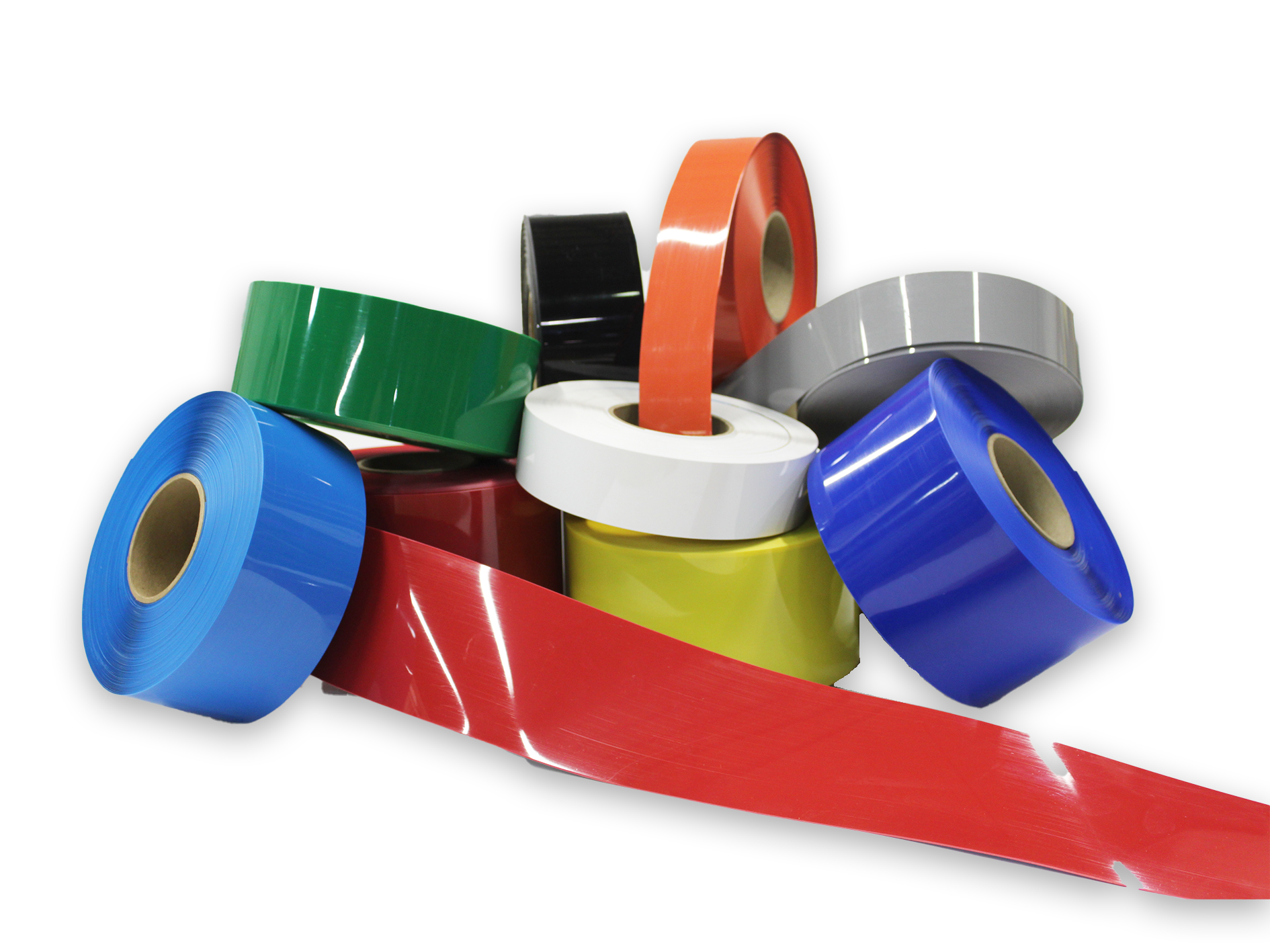 Rollen X-treme industriële vloerbelijningtape in meerdere kleuren waaronder blauw, rood, geel en groen