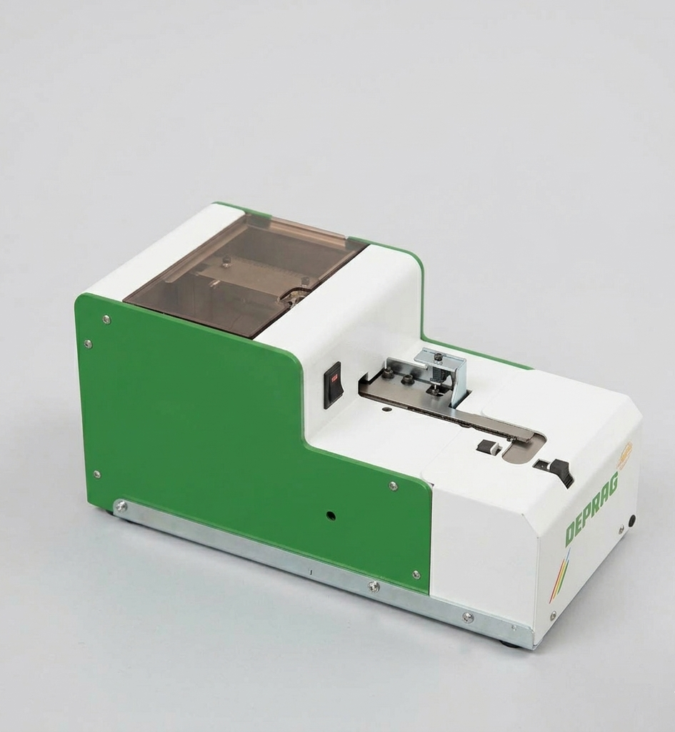 Deprag Screw Presenter in gebruik voor directe en ergonomische schroeftoevoer op handmatige assemblageposts — AWP / Deprag Screw Presenter en utilisation pour alimentation directe et ergonomique de vis sur postes d'assemblage manuals — AWP