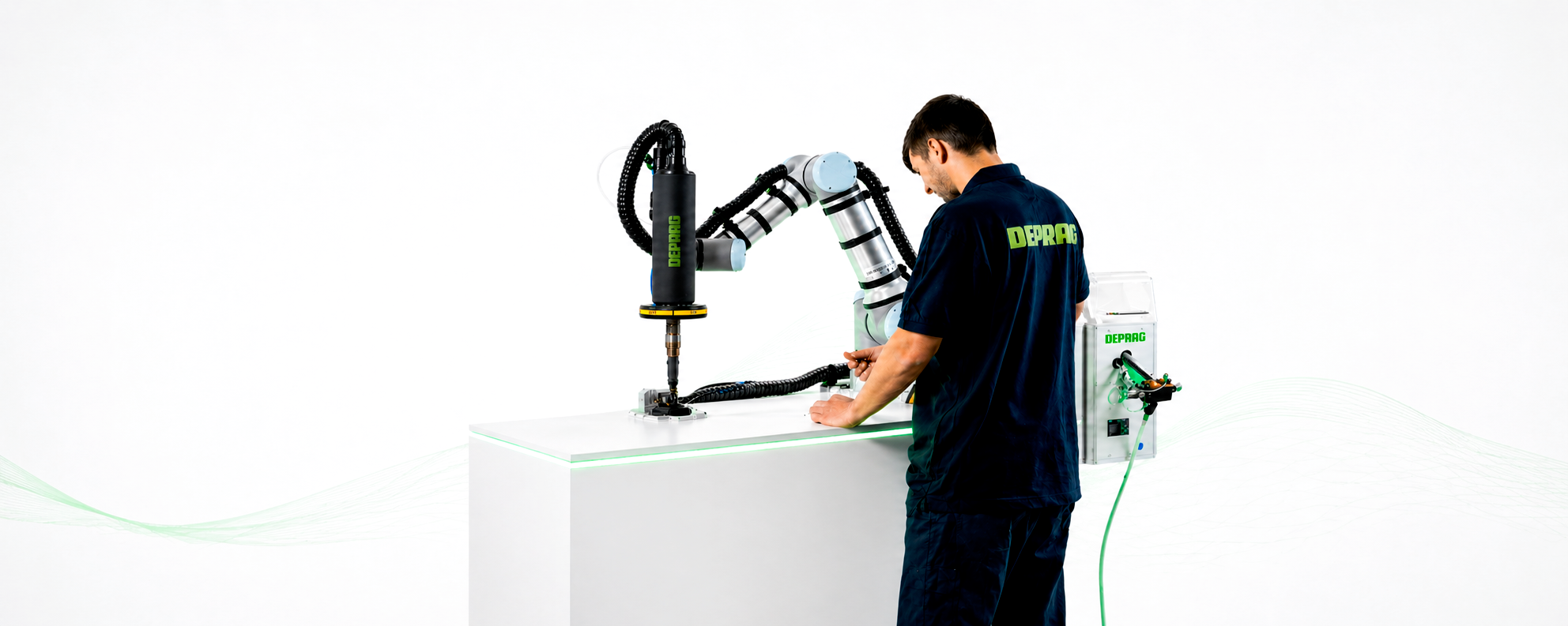 Deprag automatiseringsoplossing in industriële omgeving voor efficiënte geautomatiseerde assemblage — AWP / Solution d'automatisation Deprag en environnement industriel pour assemblage automatisé efficace — AWP