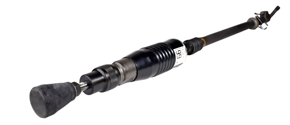 Pneumatische slaghamer met brede verdichtingskop voor het verdichten van materialen — AWP