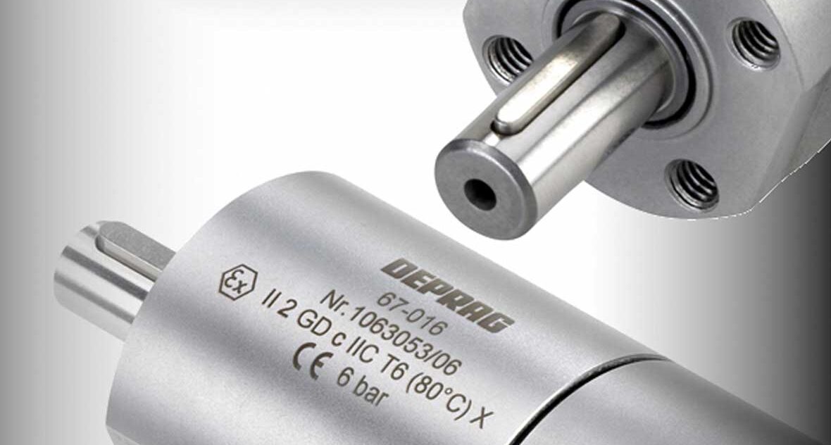 Close-up van ADVANCED LINE-lamellenmotor met ATEX-markering